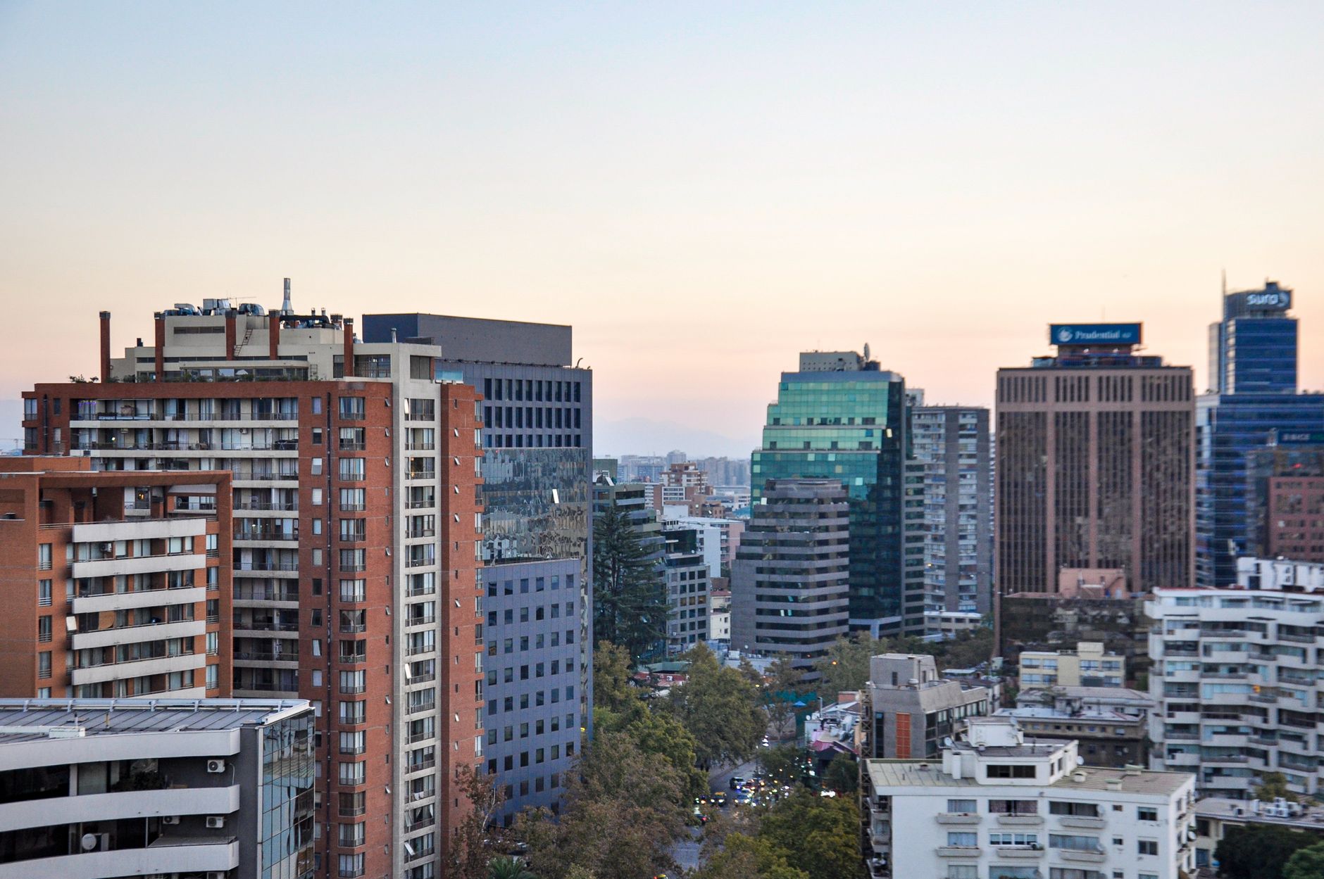 Edificios de departamentos en Santiago
