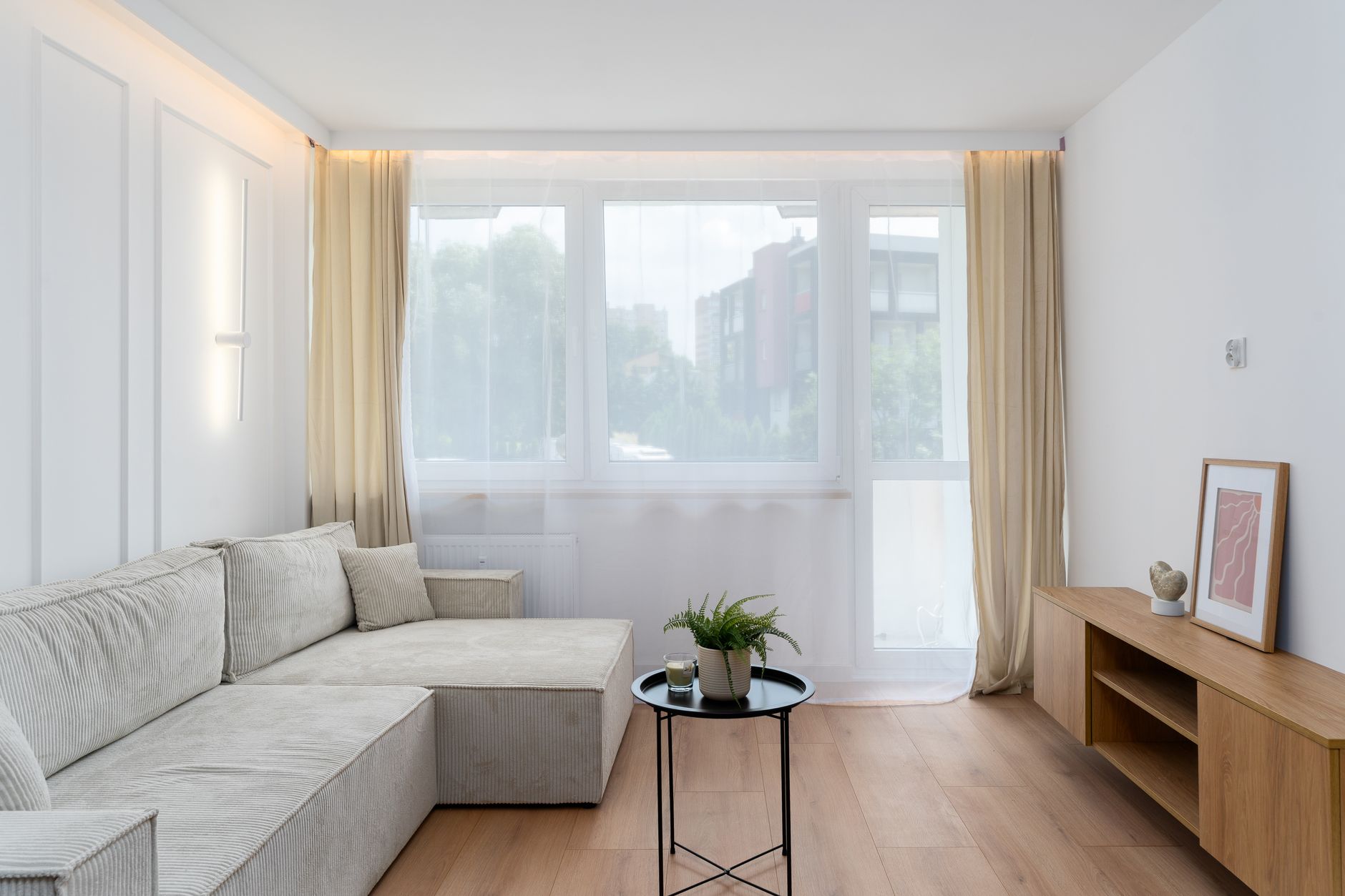Living de un departamento en arriendo